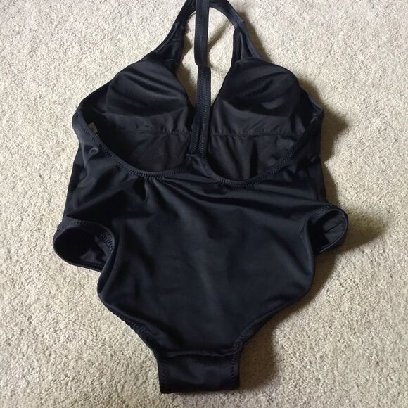 Peixoto Flamingo T Strap Black One-Piece Swimsuit - Picture 8 of 10